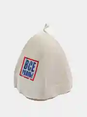 Шапка для бани, банная шапка, шапка банная классическая, шапка банная с вышивкой