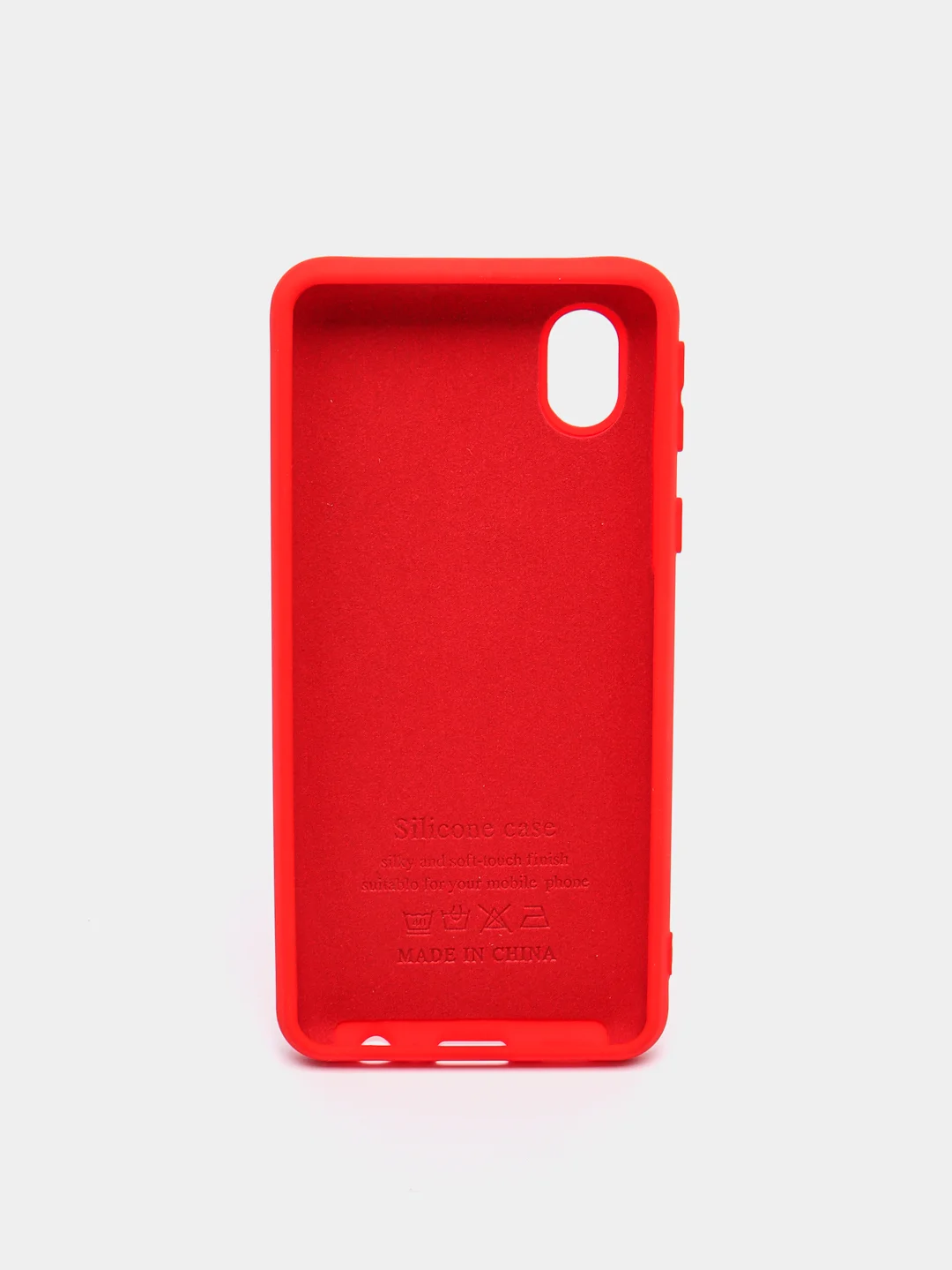 Красный чехол Siliconе Case для Samsung A01 Core Samsung M01 самсунг А01 коре самсунг М01