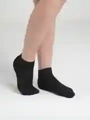 Черный однотонные женские носки хлопковые
