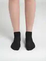 Черный однотонные женские носки хлопковые