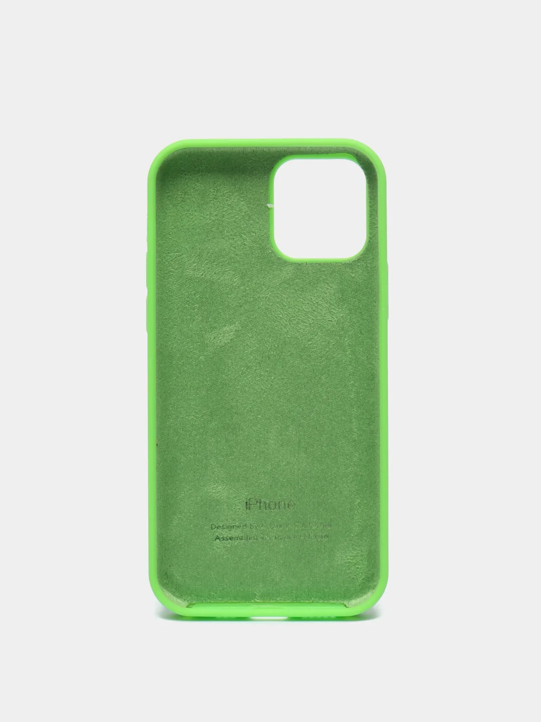 Салатовый чехол силиконовый для iPhone 12, 12 pro, 12 mini, 12 Pro Max