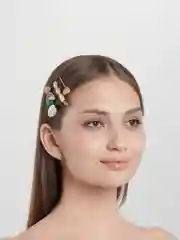 Белый заколки Ins Net, 3 штуки