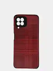 Зеленый чехол для Samsung Galaxy A22 / M22 / M32 силиконовый под ткань
