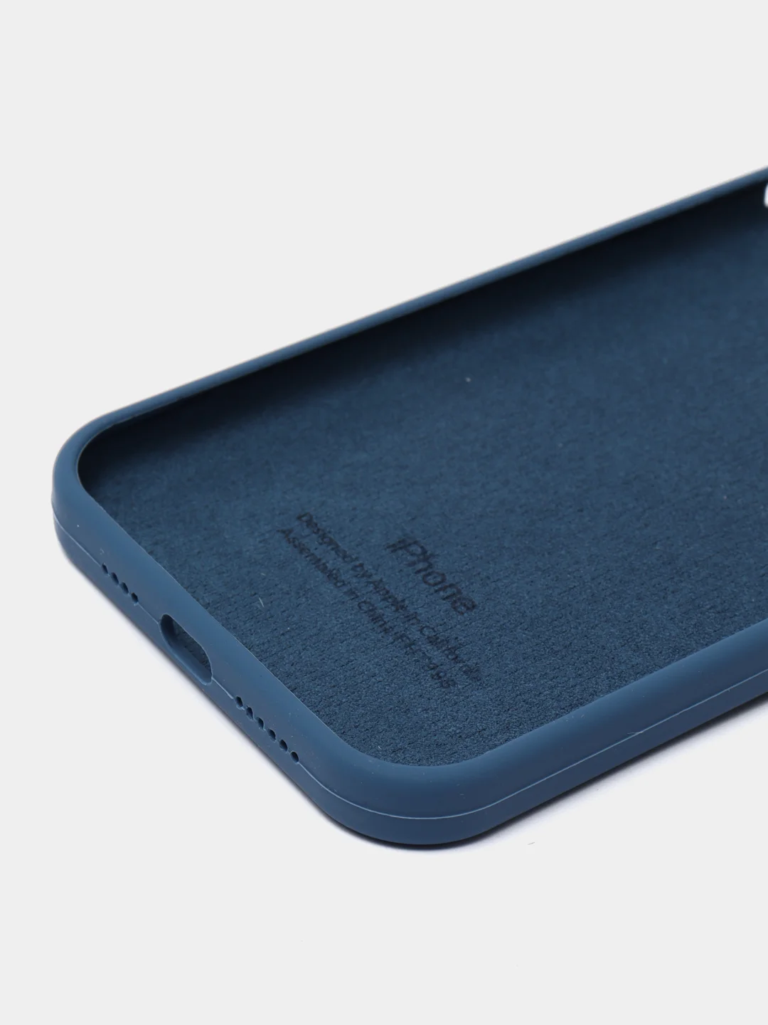 Синий меланж чехол силиконовый для iPhone 13, 13 Pro Max, 13 Pro, 12 цветов