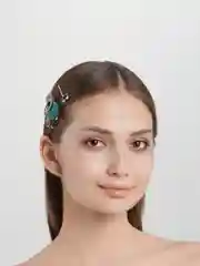 Синий заколки Ins Net, 3 штуки