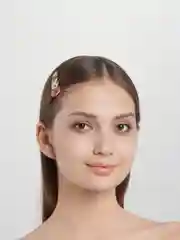 Коралловый меланж заколки "Сandy Сolor"