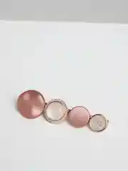Коралловый меланж заколки "Сandy Сolor"