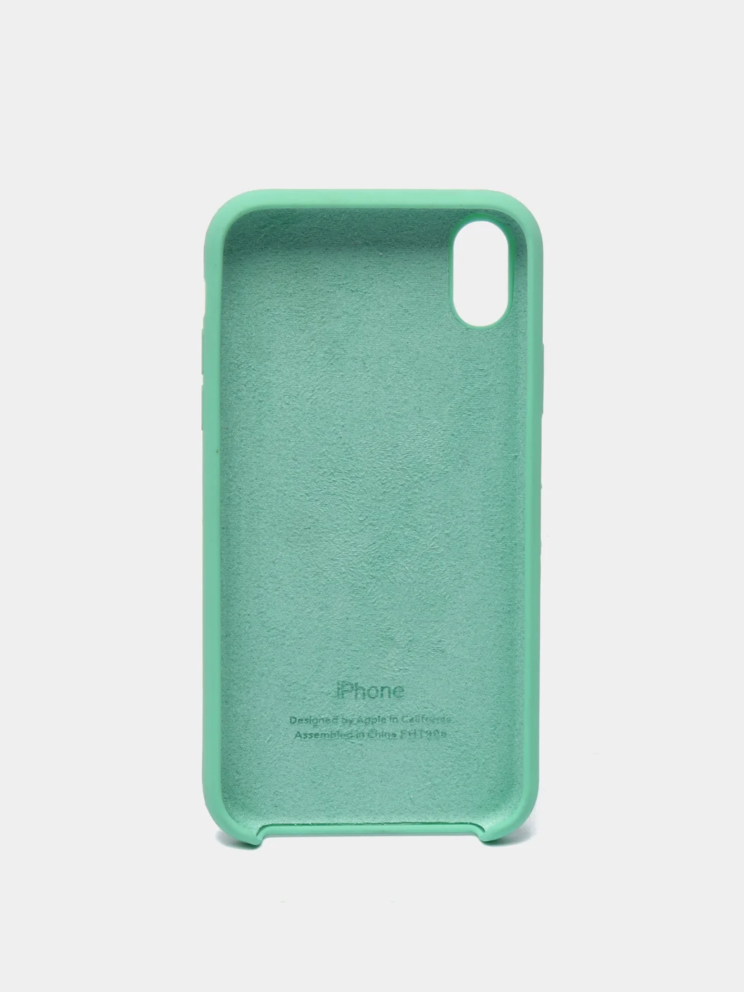 Бирюзовый чехол силиконовый для iPhone X, XR, XS, 12 цветов