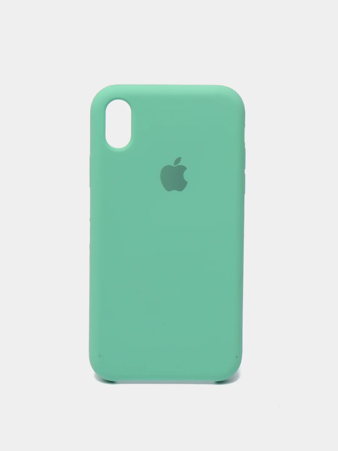 Бирюзовый чехол силиконовый для iPhone X, XR, XS, 12 цветов