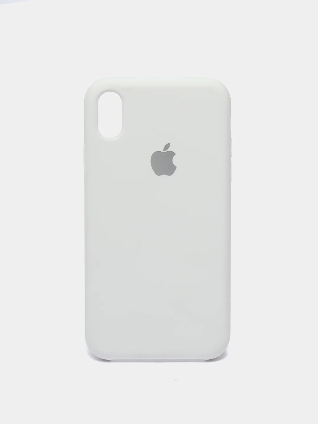 Белый чехол силиконовый для iPhone X, XR, XS, 12 цветов