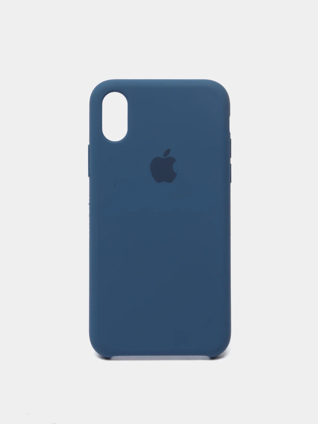 Синий чехол силиконовый для iPhone X, XR, XS, 12 цветов