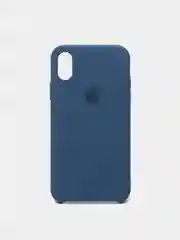 Синий чехол силиконовый для iPhone X, XR, XS, 12 цветов