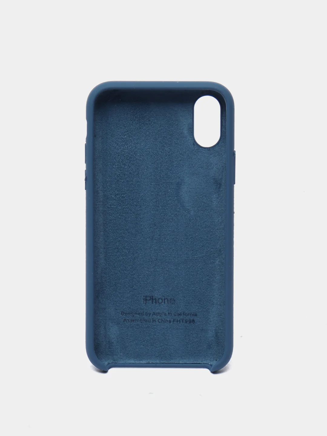 Синий чехол силиконовый для iPhone X, XR, XS, 12 цветов