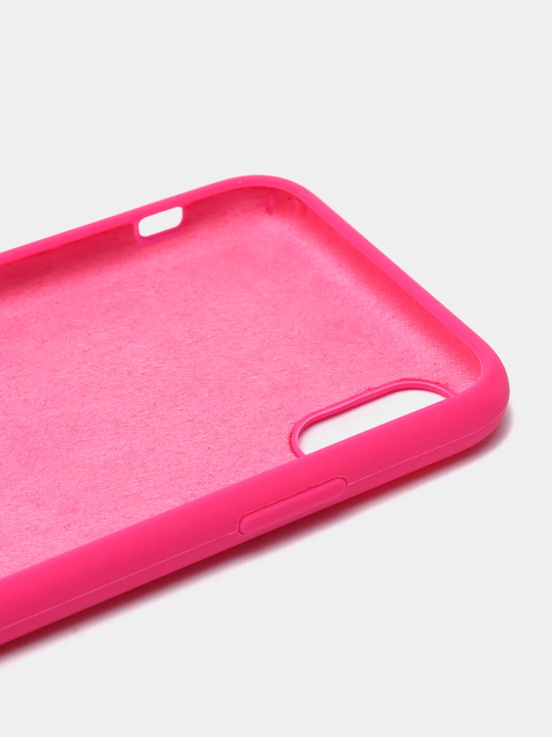 Фуксия чехол силиконовый для iPhone X, XR, XS, 12 цветов