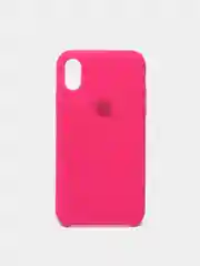 Фуксия чехол силиконовый для iPhone X, XR, XS, 12 цветов