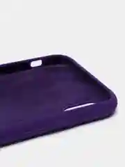 Фиолетовый чехол силиконовый для iPhone X, XR, XS, 12 цветов