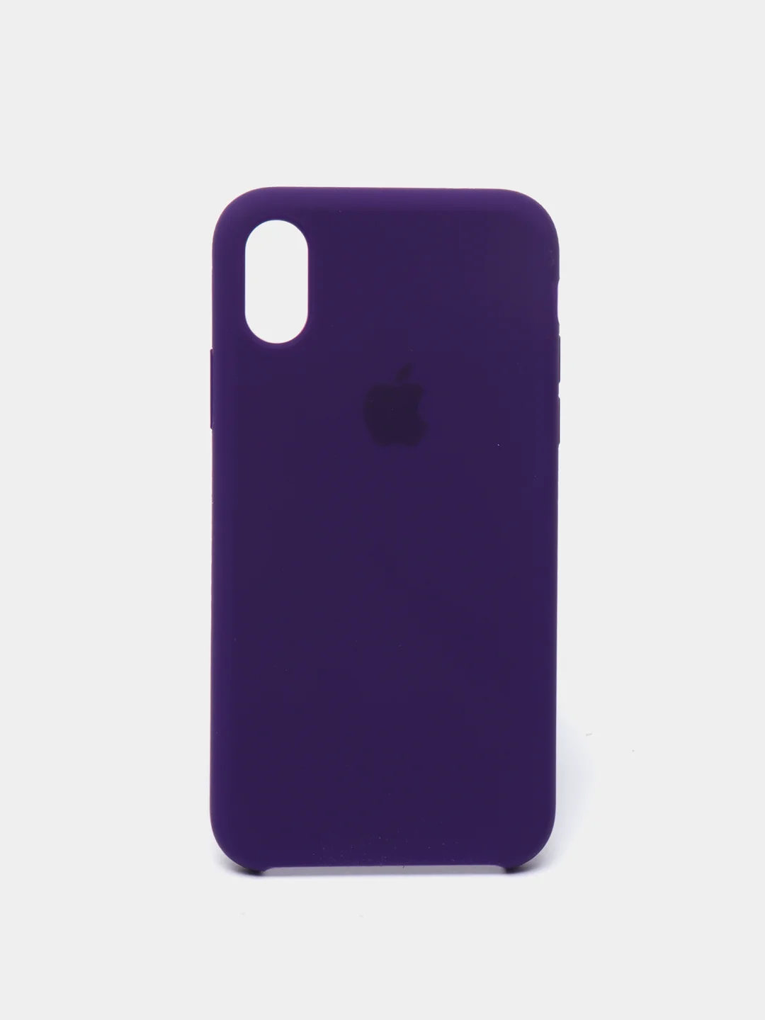 Фиолетовый чехол силиконовый для iPhone X, XR, XS, 12 цветов