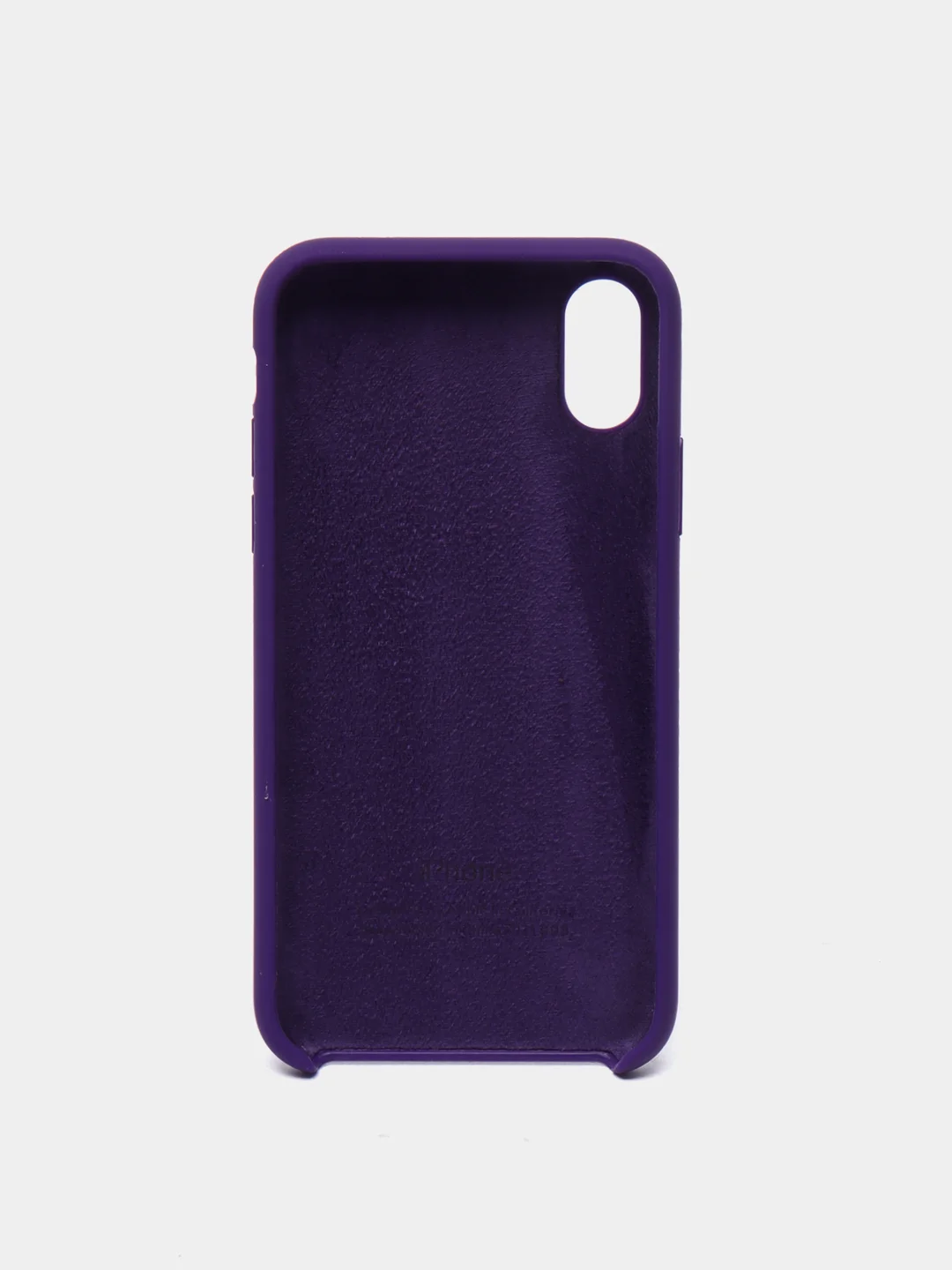 Фиолетовый чехол силиконовый для iPhone X, XR, XS, 12 цветов
