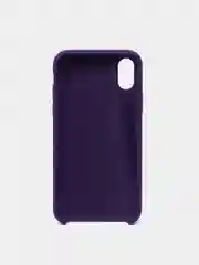 Фиолетовый чехол силиконовый для iPhone X, XR, XS, 12 цветов