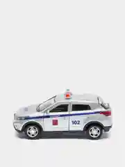 Машина металлическая Hyundai Creta "Полиция", 12 см, свет и звук, открываются двери