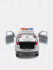 Машина металлическая Hyundai Creta "Полиция", 12 см, свет и звук, открываются двери
