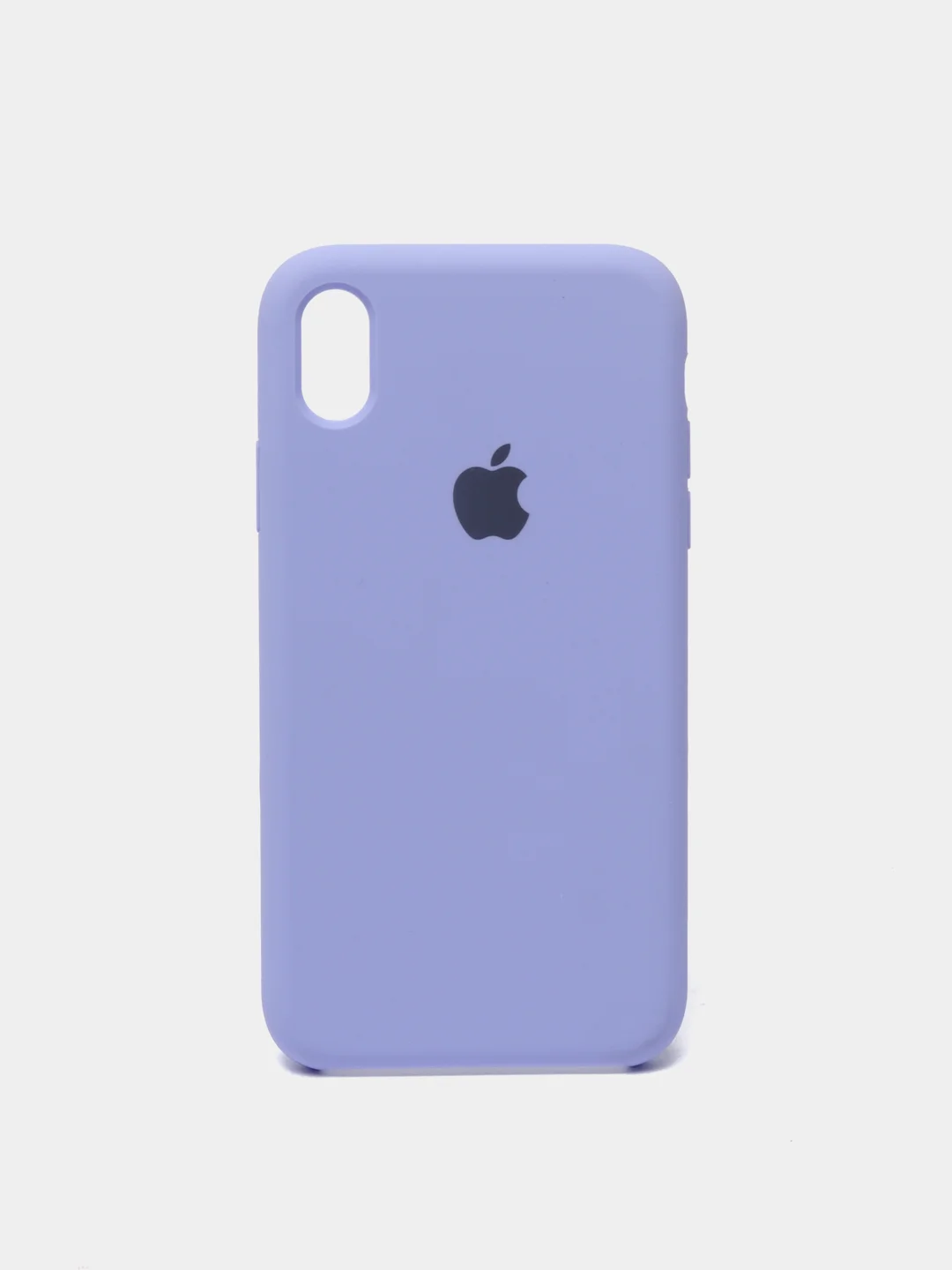 Лавандовый чехол силиконовый для iPhone X, XR, XS, 12 цветов
