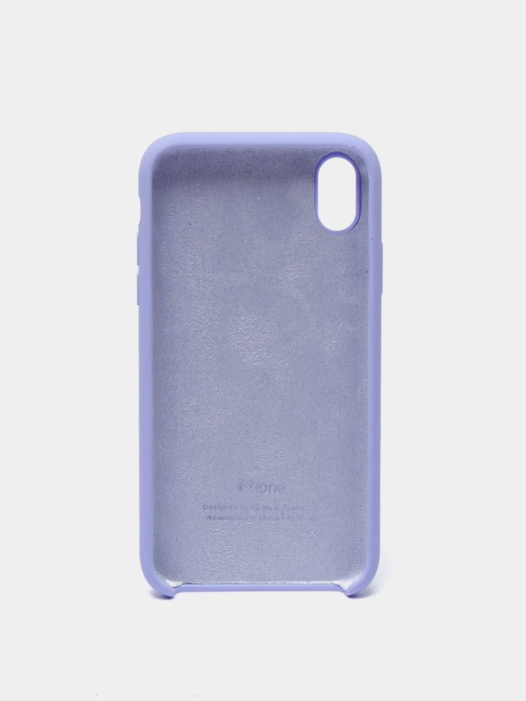 Лавандовый чехол силиконовый для iPhone X, XR, XS, 12 цветов
