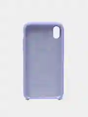 Лавандовый чехол силиконовый для iPhone X, XR, XS, 12 цветов