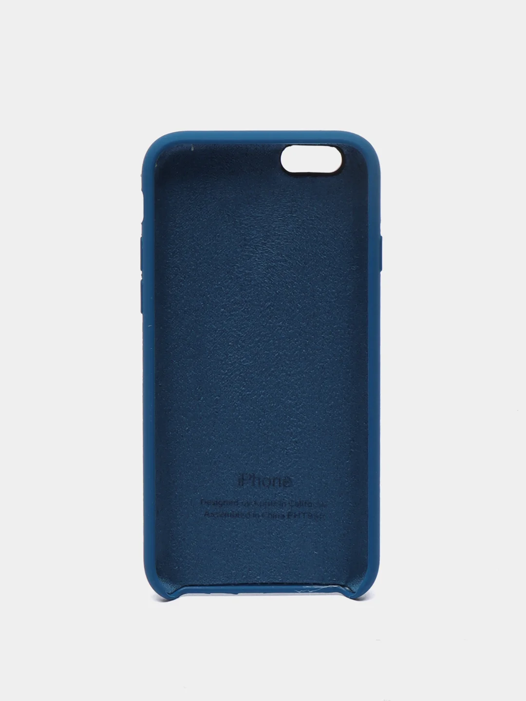 Синий чехол силиконовый для iPhone 6 / 6S, 12 цветов