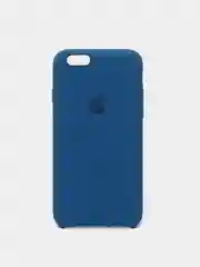 Синий чехол силиконовый для iPhone 6 / 6S, 12 цветов