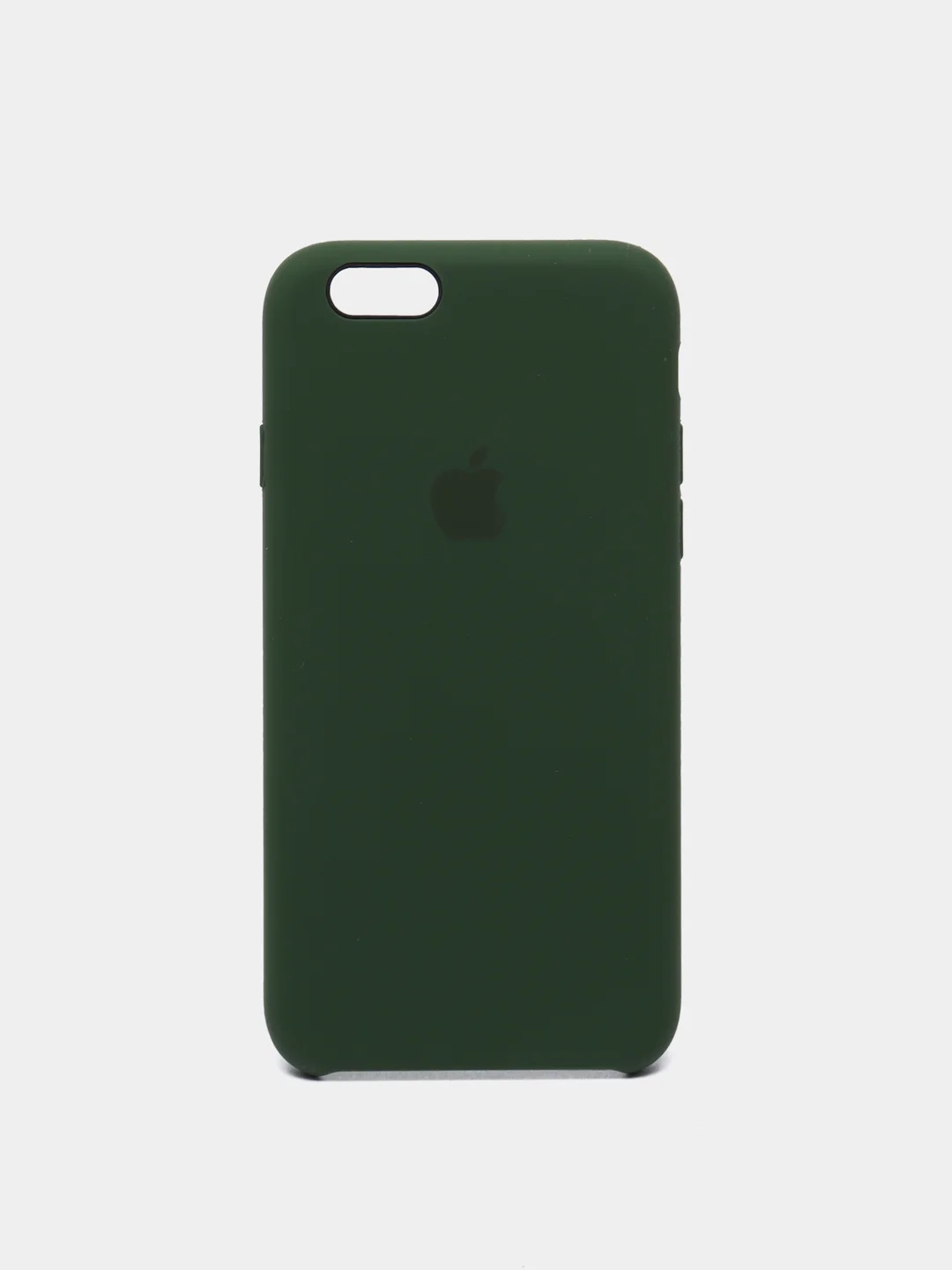 Тёмно-зелёный чехол силиконовый для iPhone 6 / 6S, 12 цветов
