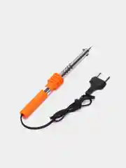 Оранжевый паяльник электрический с пластиковой рукояткой Soldering Iron WD-62, 60 Вт