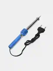 Синий паяльник электрический с пластиковой рукояткой Soldering Iron WD-62, 60 Вт