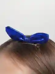 Синий зажим "Ушки"