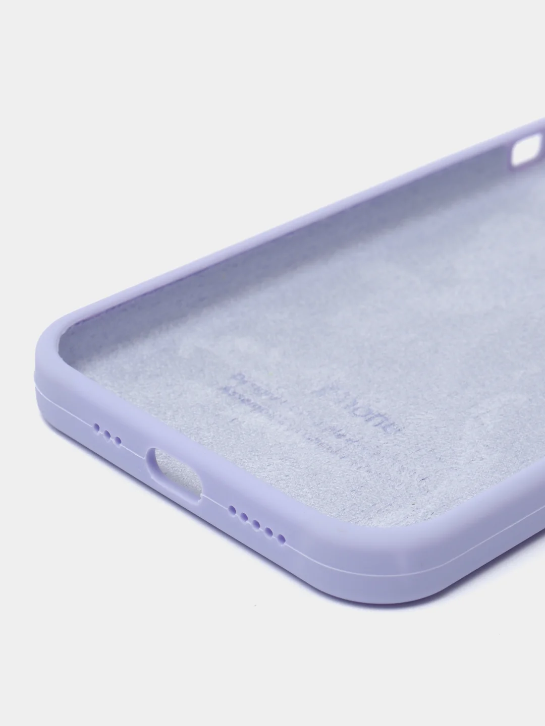 Лавандовый чехол силиконовый для iPhone 13, 13 Pro Max, 13 Pro, 12 цветов