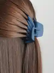 Синий краб для волос