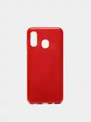 Красный чехол блестящий Samsung A20, A30