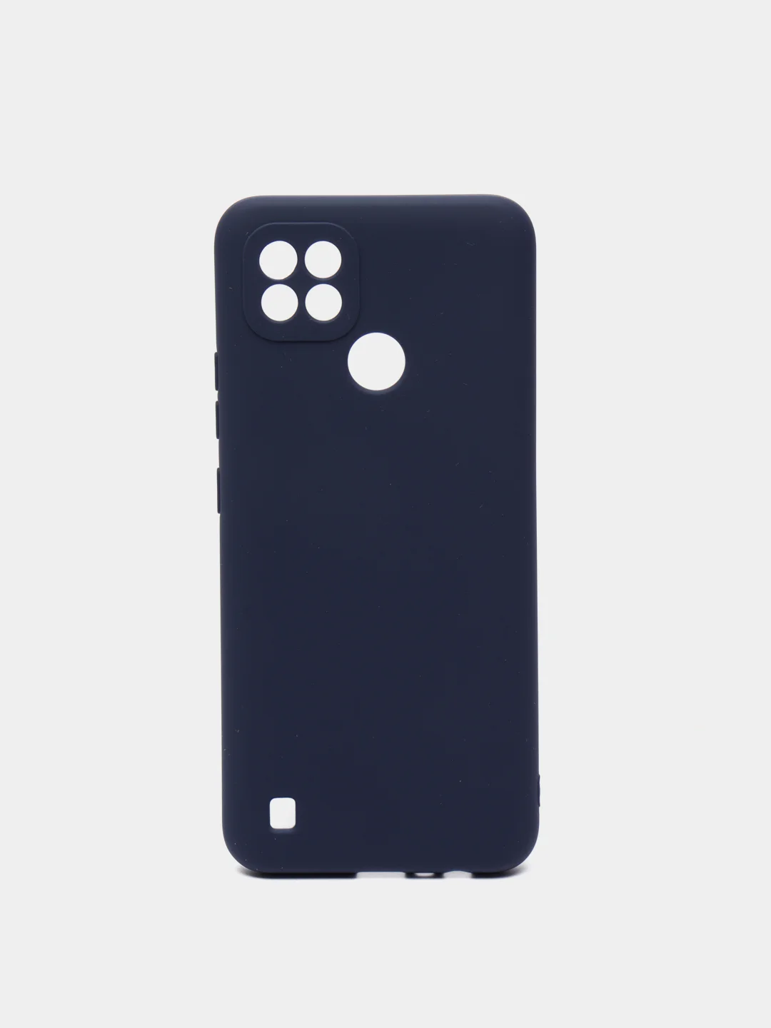 Темно-синий чехол силиконовый на REALME 8/8pro/8i/C21/C21Y/C3/C11(2021)