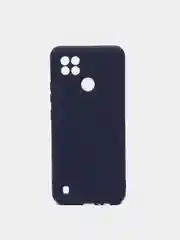 Темно-синий чехол силиконовый на REALME 8/8pro/8i/C21/C21Y/C3/C11(2021)