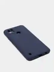 Темно-синий чехол силиконовый на REALME 8/8pro/8i/C21/C21Y/C3/C11(2021)