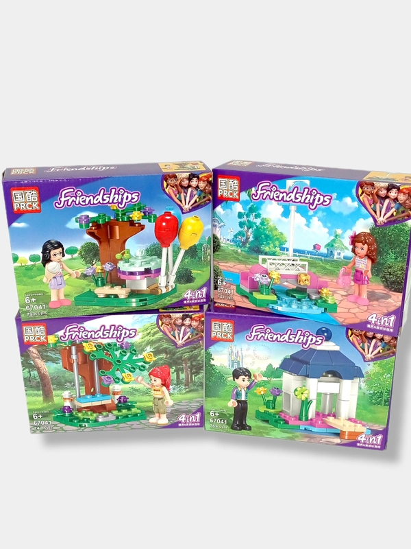 Конструктор 4в1 Friendships Посиделки с друзьями, 72-79 деталей