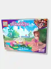 Белый конструктор 4в1 Friendships Посиделки с друзьями, 72-79 деталей