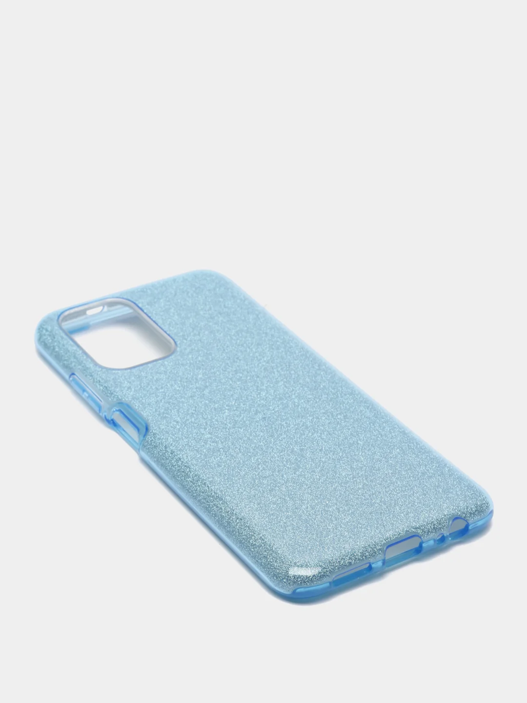 Голубой чехол блестящий XIAOMI POCO M5S  / Xiaomi Redmi Note 10 / Redmi Note 10s