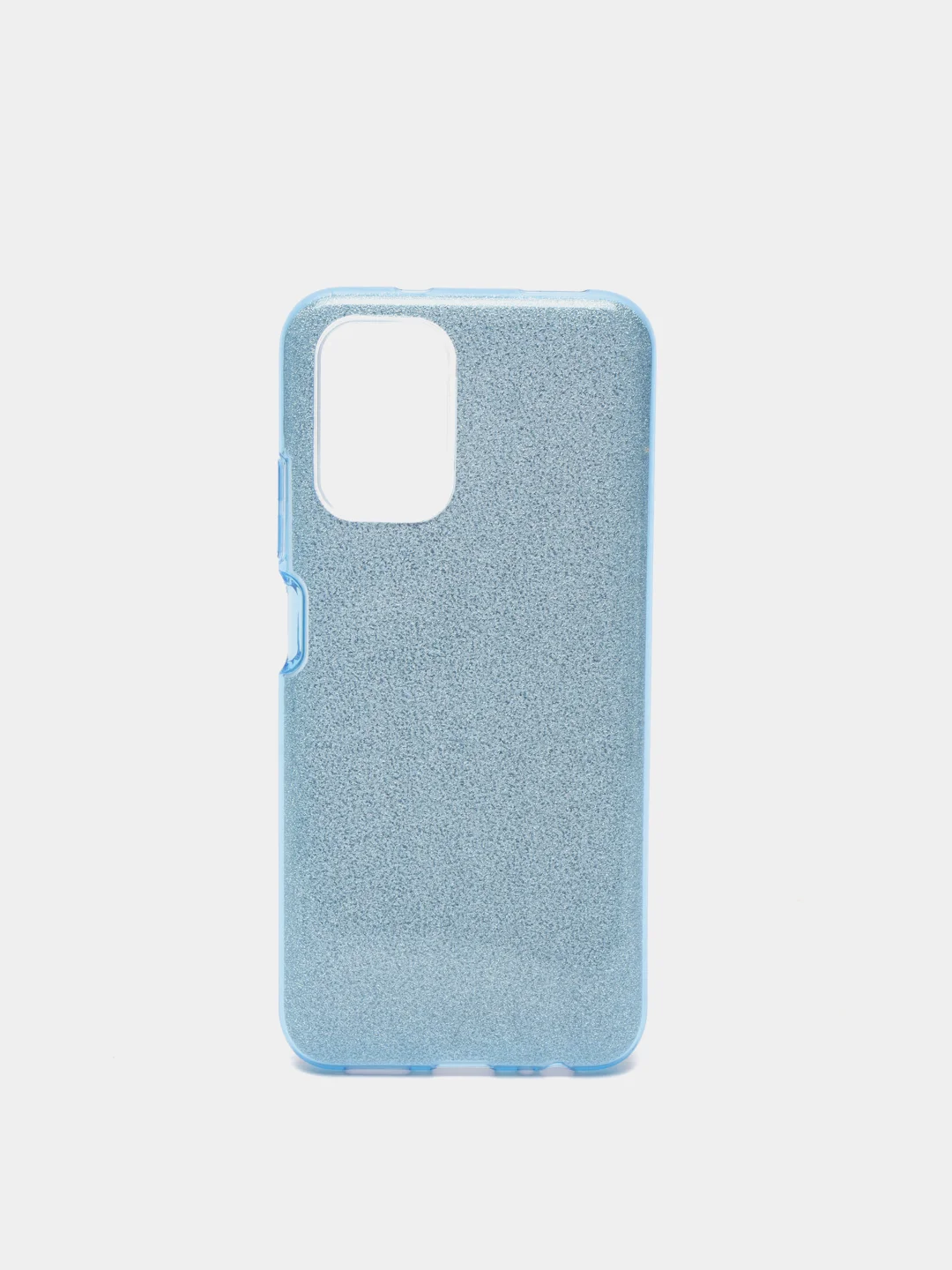 Голубой чехол блестящий XIAOMI POCO M5S  / Xiaomi Redmi Note 10 / Redmi Note 10s