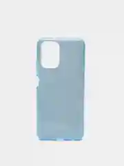 Голубой чехол блестящий XIAOMI POCO M5S  / Xiaomi Redmi Note 10 / Redmi Note 10s