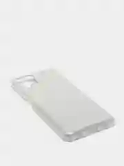 Серебряный чехол блестящий для Samsung A12