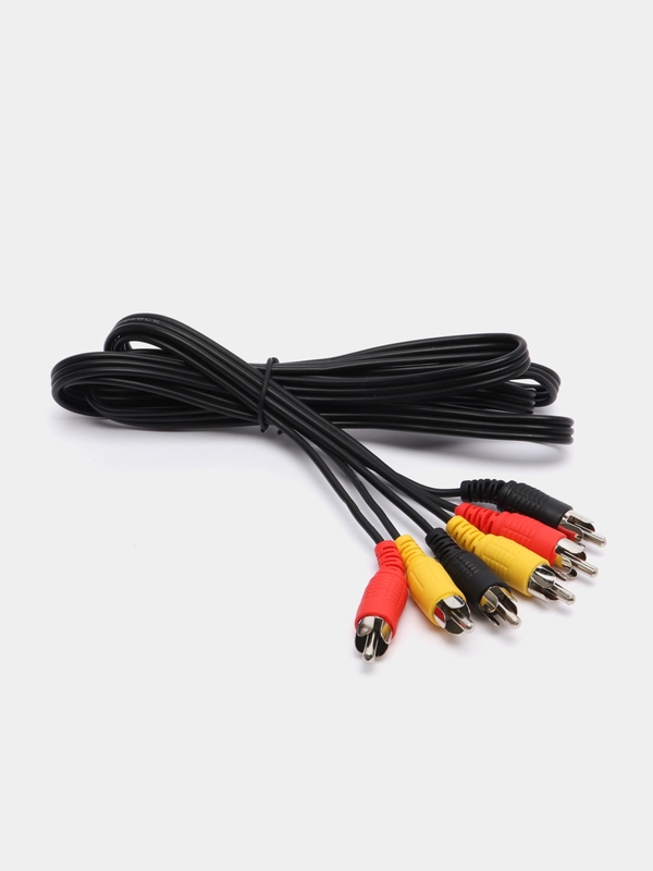 Кабель тюльпан 3 RCA - 3 RCA, длина 1,5 м