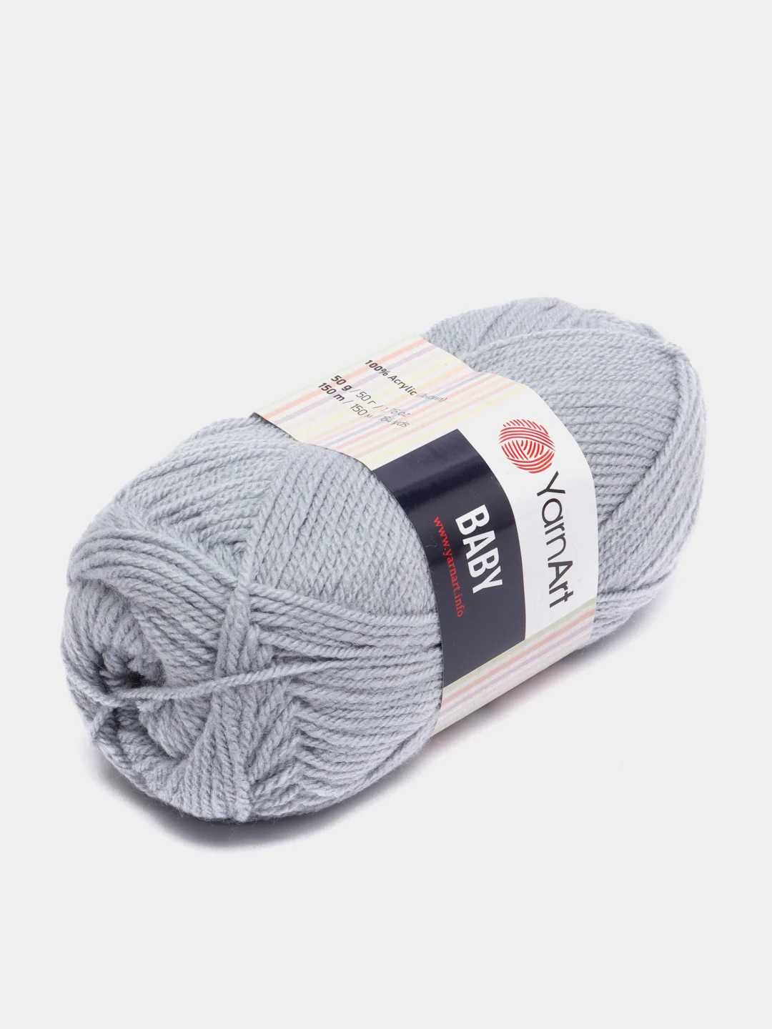 Тёмно-серый пряжа YarnArt "Baby", 50г, 150м, 100% акрил