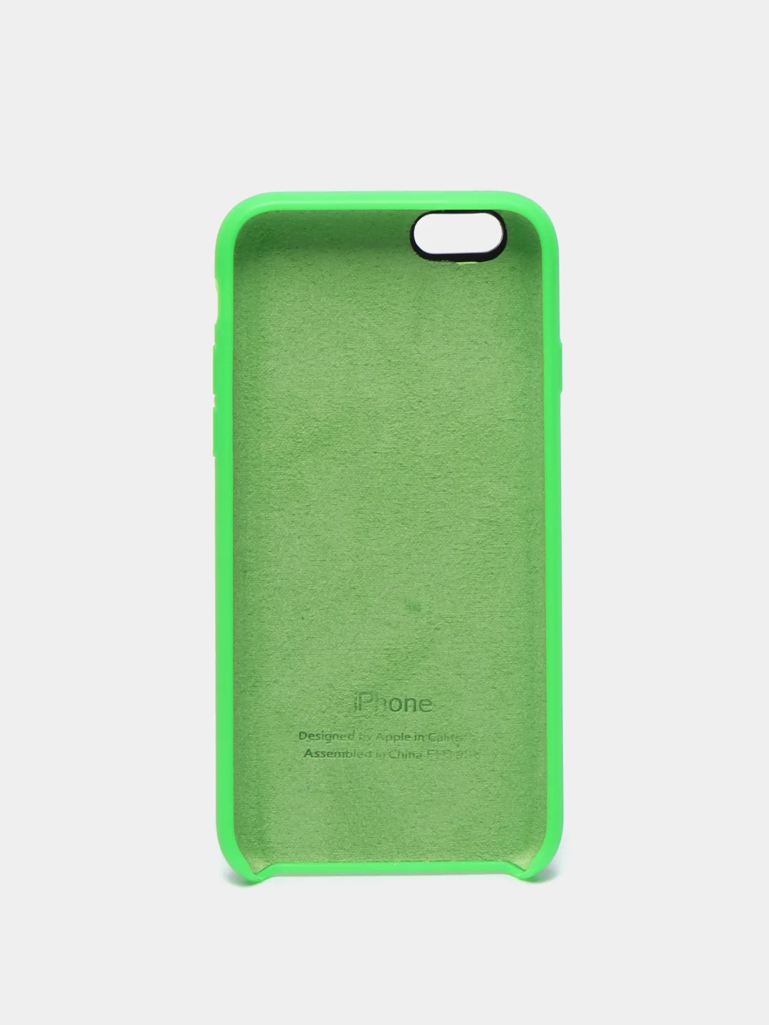 Салатовый чехол силиконовый для iPhone 6 / 6S, 12 цветов