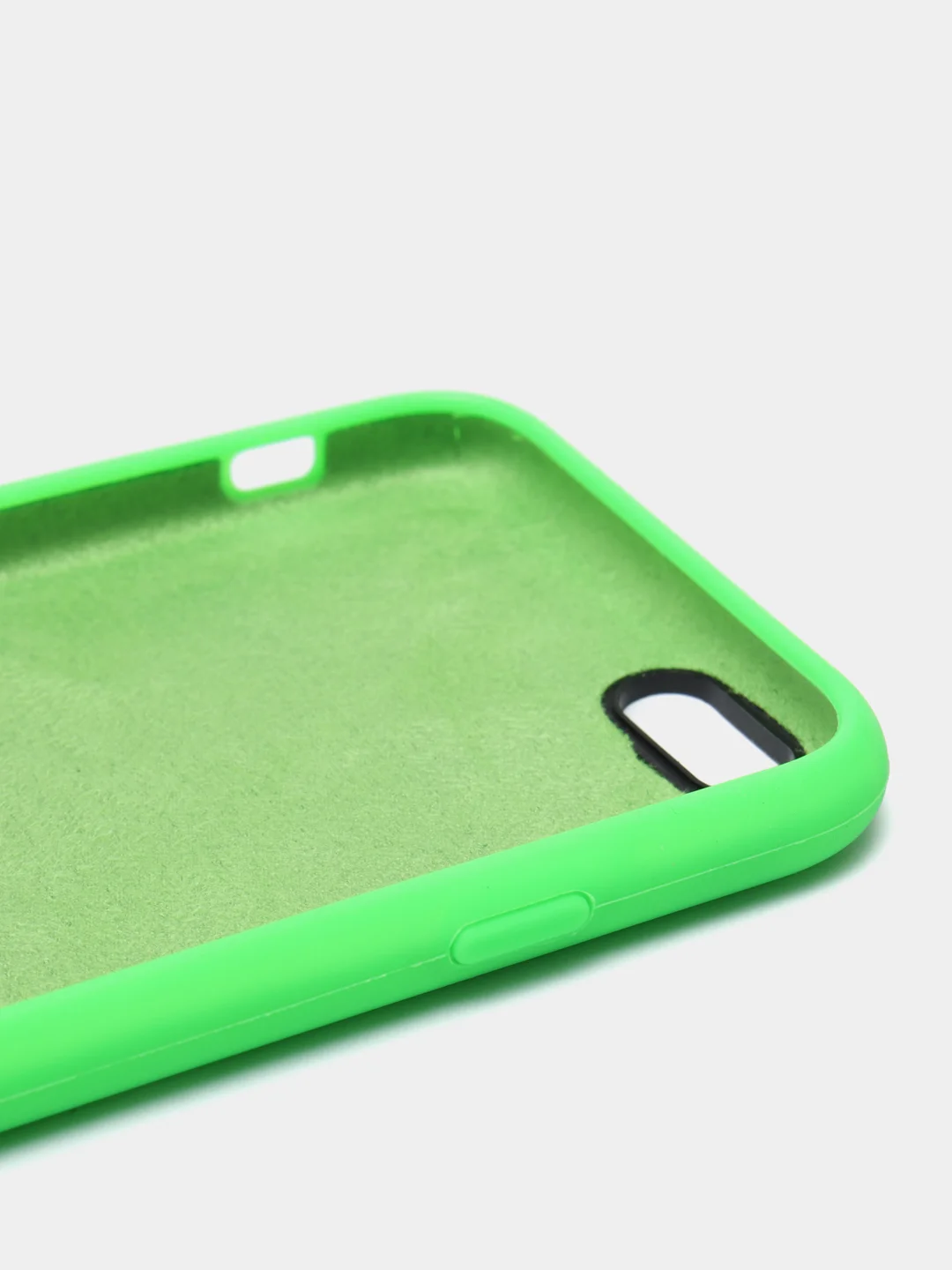 Салатовый чехол силиконовый для iPhone 6 / 6S, 12 цветов